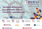 OPERAS konferencija 2024 “Opening Collaboration for Community-Driven Scholarly Communication”