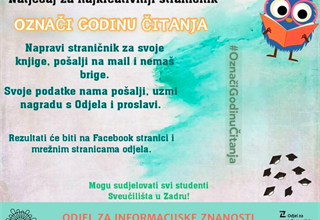 Natječaj za najkreativniji straničnik (bookmark)