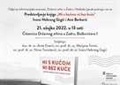 Predstavljanje knjige "Ni s kućom ni bez kuće: nakladnička djelatnost Hrvata u Novome Zelandu" Ivane Hebrang Grgić i Ane Barbarić