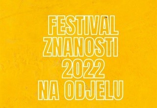 Festival znanosti 2022. na Odjelu