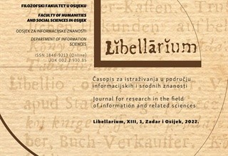 Libellarium: časopis za istraživanja u području informacijskih i srodnih znanosti
