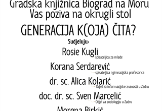 Okrugli stol "Generacija K(oja) čita?