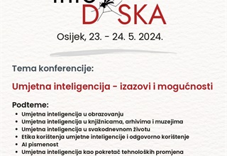 Poziv studentima na konferenciju Info DASKA 2024.