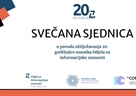 Poziv na Svečanu sjednicu povodom 20. godišnjice Odjela za informacijske znanosti