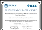 Nagrada za najbolji znanstveni rad - IEEE  CH (cyber-humanities) 2025